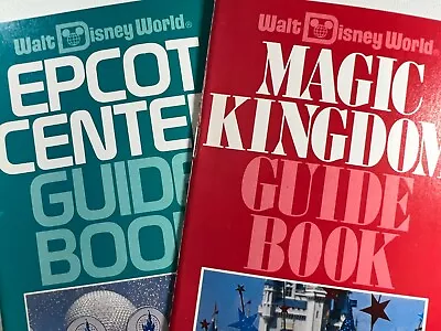 Walt Disney World Magic Kingdom And Epcot Center Guide Books (1987) • $20