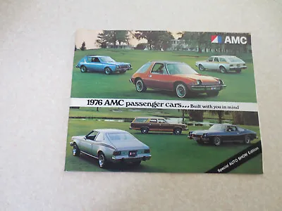 1976 AMC Pacer Gremlin Hornet Matador Advertising Booklet American Motors ---- • $40