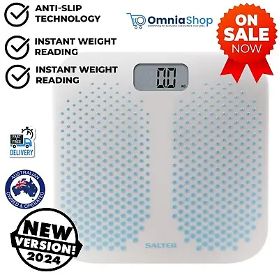 Clinical Anti-Slip Digital Bathroom Scale - White Scale Weighing 200kg Bathroom • $79.97