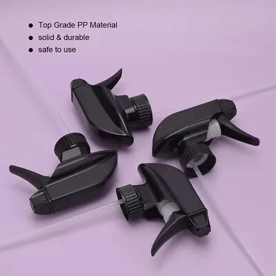 £7.19 • Buy 4x Replacement Trigger Sprayer Spray Bottle Nozzle Head Leakproof Plastic Black