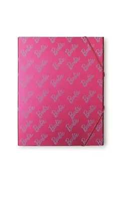 $19.95 • Buy Zara X BARBIE Logo Glittery Folder Gift Box Notebook Clutch Bag