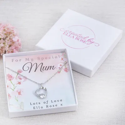 Mum Mummy Mother's Day Birthday Xmas Gift Charm Necklace Personalised Jewellery • £14