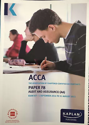 ACCA F8 Audit And Assurance (INT & UK) - Exam Kit Book Kaplan Publishing • £9.99