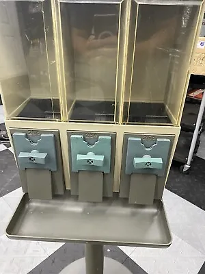 3 Bin Vendstar 3000 Bulk Candy Vending Machine Not Tested Missing Cover & Keys • $50