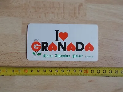 Sticker Hotel Alhambra Palace Grenade • $5.73
