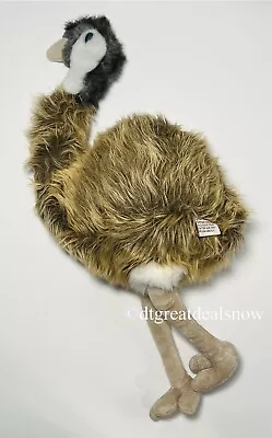 Gund Ostrich Baby Bird Plush Stuffed Animal 17 Inch Brown Shaggy Floppy • $9.99