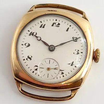 1935  Waltham Usa  Rolled Gold Trench Watch Antique Mens Wristwatch Vintage • £150