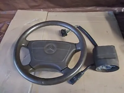 Mercedes Benz W202 94-00 C-Class OEM Steering Wheel With Steering Switch Brown  • $165
