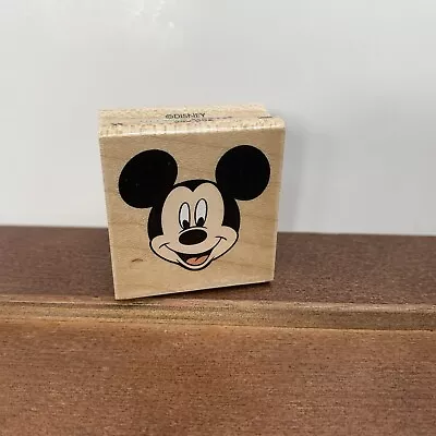 All Night Media Disney Mickey Mouse Face 540-D02 Wood Rubber Stamp • $9.99