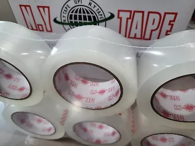 1-72 Roll 2 X 110 Yards Clear Box Packing Tape 2.2 Mil Thickness ( Made In NYC ) • $17.83