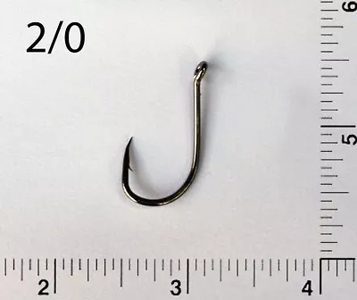 PACK OF 1000 Size 2/0 TACKLEWORKS Octopus J Hooks 8299 • $38.99