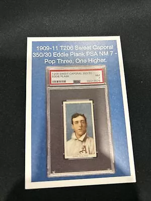 2019 Heritage Auctions National PROMO Card Of 1909 Eddie Plank Sweet Caporal • $4.99