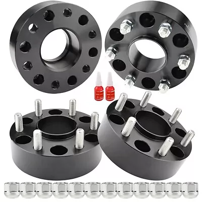 $98.99 • Buy 4Pcs 2  6x5.5 Wheel Spacers Hubcentric For Chevy Silverado 1500 Tahoe GMC Sierra