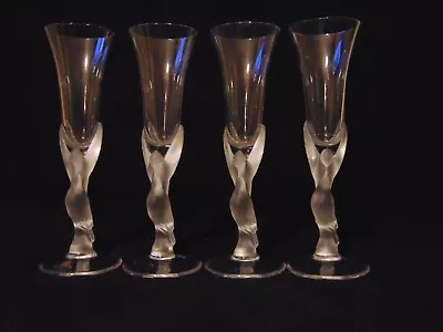 4 Faberge Kissing Doves Crystal Glasses Stemware 7  • $64.95