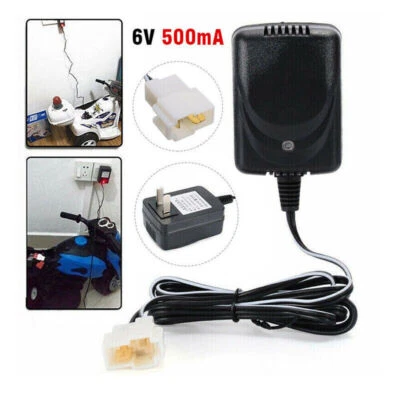 £5.63 • Buy 6V Kids Ride On Cars Battery Charger Car Toy Bike Scooter Buggy Charging Adaptor
