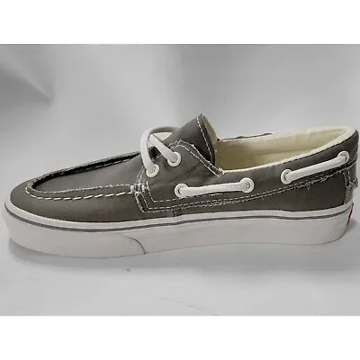 Vans Adult Unisex Zapato Del Barco Skate Shoes Pewter/True White VN-0XC3195 • $50