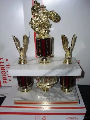 2000 Motorcycle Trophy SALVATION ARMY TOYS FOR TOTS LARGEST CLUB EXCELLENT • $20