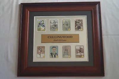 $195 • Buy Collingwood Magpies AFL-VFL Framed Hall Of Fame Mirror W/8 Cards Signed Bob Rose