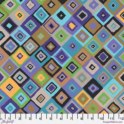 New! Spring 2024 Kaffe Fassett Square Dance Gp203 Neutral Cotton Fabric 1/2 Yd • $6.40