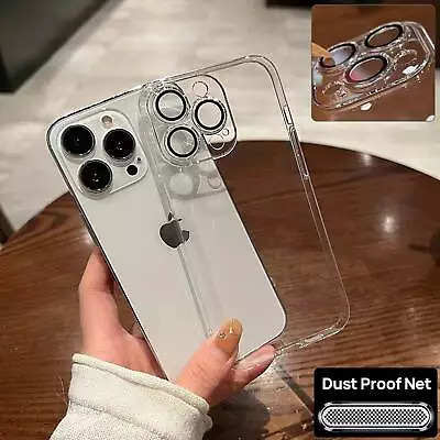 $3.85 • Buy For IPhone 14 13 12 11 Pro Max Clear Case Shockproof Hard Ultra Slim Full Cover