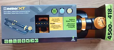 Melnor XT4110 Time-a-Matic Deluxe Turbo Oscillating Sprinkler Twin Touch NIB • $32.95