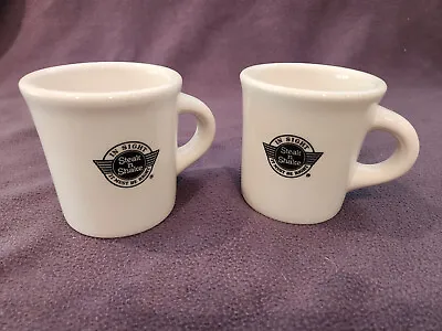 2 Vintage Steak & Shake Coffee Mugs/HomerLaughlin/U.S.A. • $12