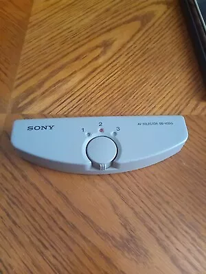 Official Sony AV Selector SB-V30G Composite RCA 3 To 1 • $10