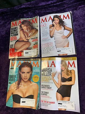 Lot Of 4 Maxim Magazines / 126 127 128  And 119 • $12.99