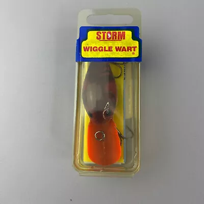 Vintage Storm Pre Rapala Wiggle Wart V62 Naturistic Brown Crayfish Nib • $68.87