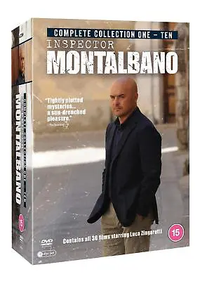 Inspector Montalbano Complete 1-10 Box Set (DVD) Luca Zingaretti Cesare Bocci • £78