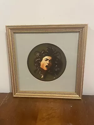 Caravaggio Medusa Head Art Print 11x11 Vintage Gold Frame Italian Renaissance • $35.99