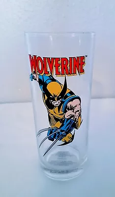 X-MEN WOLVERINE Printed Glass 2011 16oz Clear Beer Tumbler Logan MARVEL COMICS • $25