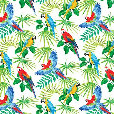 Parrot Rain Forest Print Tissue Paper 500x750mm Multi Listing • £4.49