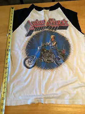 Vintage 1984 JUDAS PRIEST “Defenders Of The Faith”  T-SHIRT W Flaws • $50