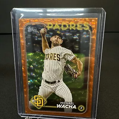 2024 Topps Series 1 Michael Wacha Orange Foil Board 252/299 #245 Padres 🔥🔥 • $5