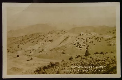 Vintage RPPC Nevada Sliver Mines Near Virginia City Nevada • $19.99