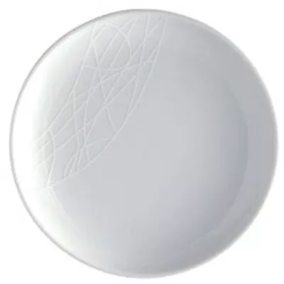 Jamie Oliver Plate 19cm White On White Collection Queens By Churchill China • £10.99