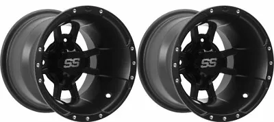 ITP 9  Rear SS112 Matte Black Sport Wheels TRX 250R 450R 300EX 250X • $299.95