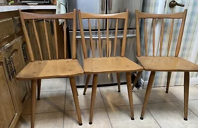 Cushman Colonial Contemporary MCM Dinner Side Chairs 455 Bennington Vt Museum Pc • $1500