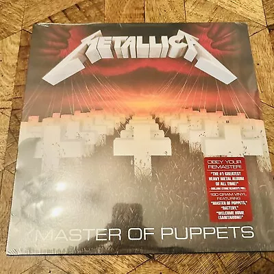 Metallica Master Of Puppets LP SEALED 180 Gram  LP  Blackened BLCKND005R-1 • $23.96