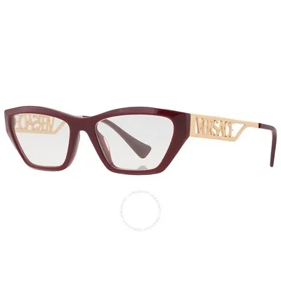 Versace VE3327U 5381 Eyeglasses Bordeaux Frame Demo Lens 53mm • $108.99