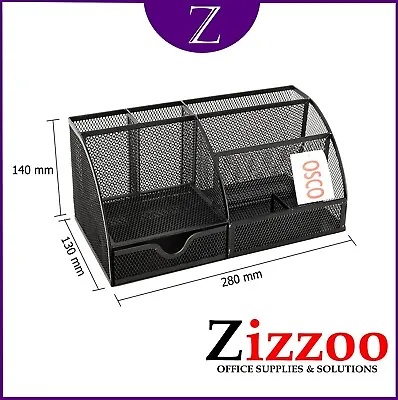 £12.95 • Buy Mesh Desk Tidy Organiser By Osco With Free Delivery
