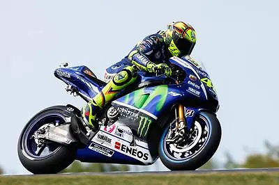 A3/a4  - Photo Sport Action Shot Valentino Rossi Motorcycle Racing Poster  # 29 • £3.60