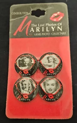 RARE Marilyn Monroe Button Covers On Card 4 1  Andre De Dienes Hidden Photos • $12