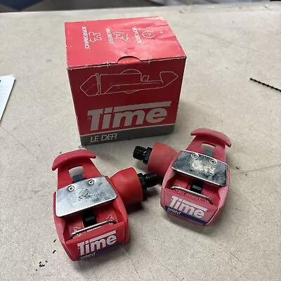 Time Sprint Vintage Road Bike Clipless Pedals Late 1980's- New • $45