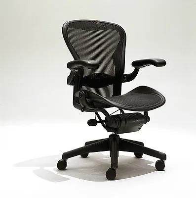£409.18 • Buy Herman Miller Aeron Mesh Office Desk Chair Medium Size B Fully Adjustable Lumbar