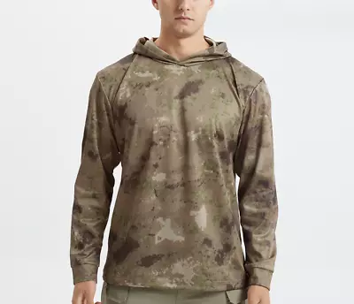 Men Combat T-Shirt Long Sleeve Tactical Military Camo Casual Shirt Hooded • $18.59