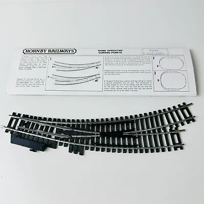 Hornby Railways R641 OO Gauge Railway Hand Operated Curved Right Hand Point • £12.95