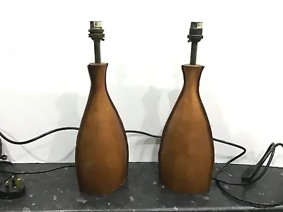 Pair Of Matching Vintage David Hunt Designer Table Lamps • £40