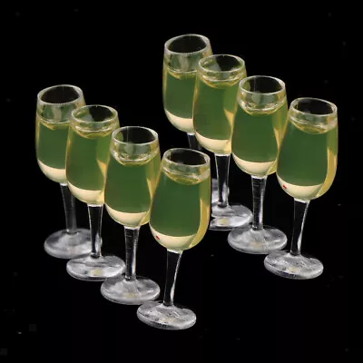 £5.60 • Buy Lots 8 1/12 Mini Plastic Wine Glasses Drinking Dolls House Accessories